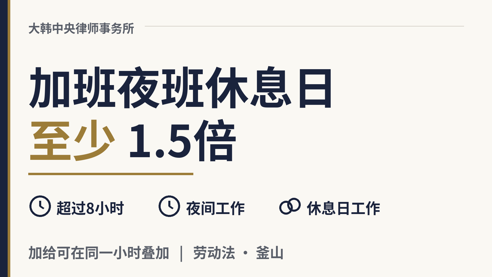 在韩国，加班、夜间和休息日工作的工资怎么算？，图片1