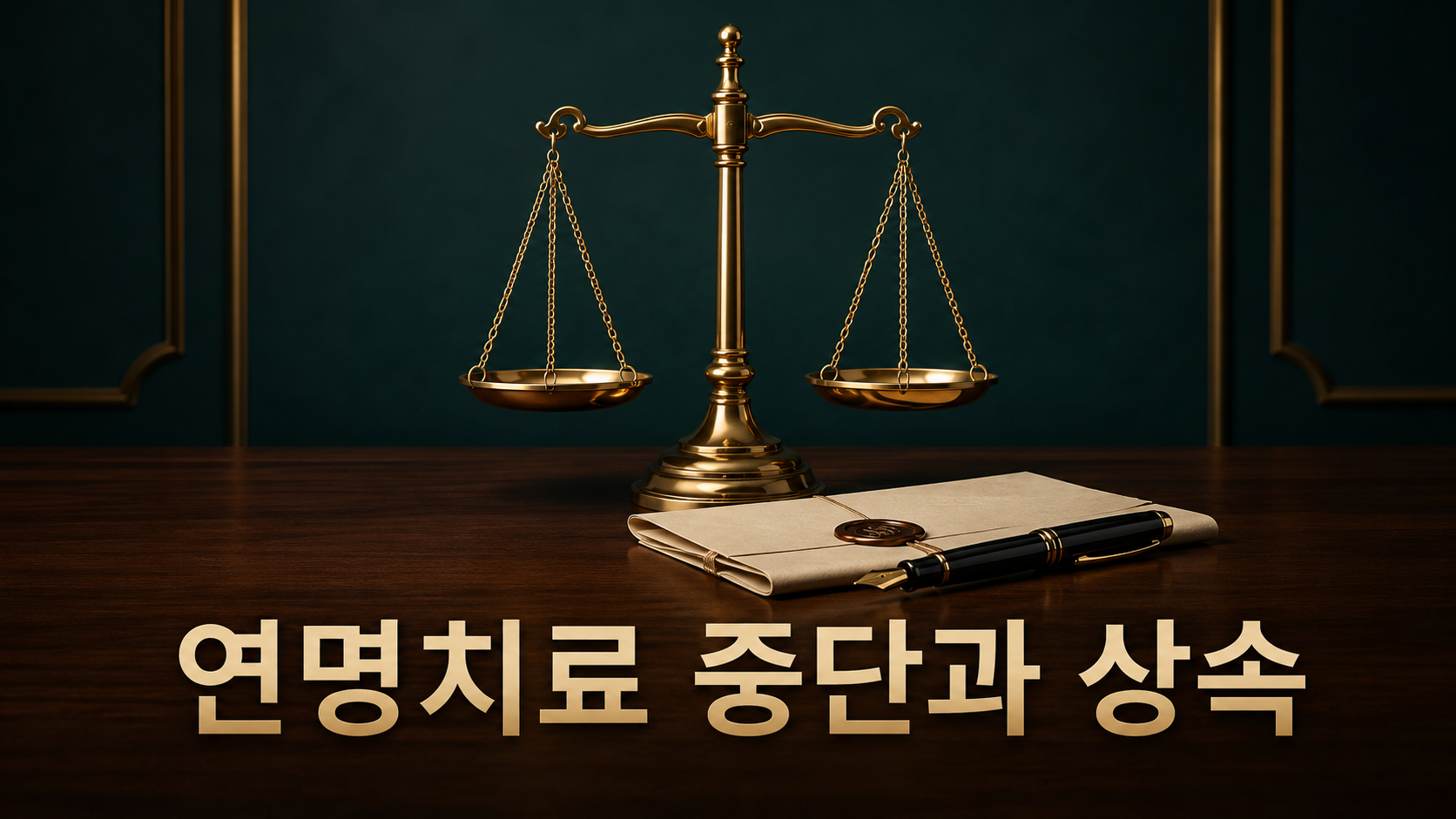 연명치료 중단 결정, 그 이후가 더 복잡합니다 — 상속·후견까지 한 번에 정리 이미지 1