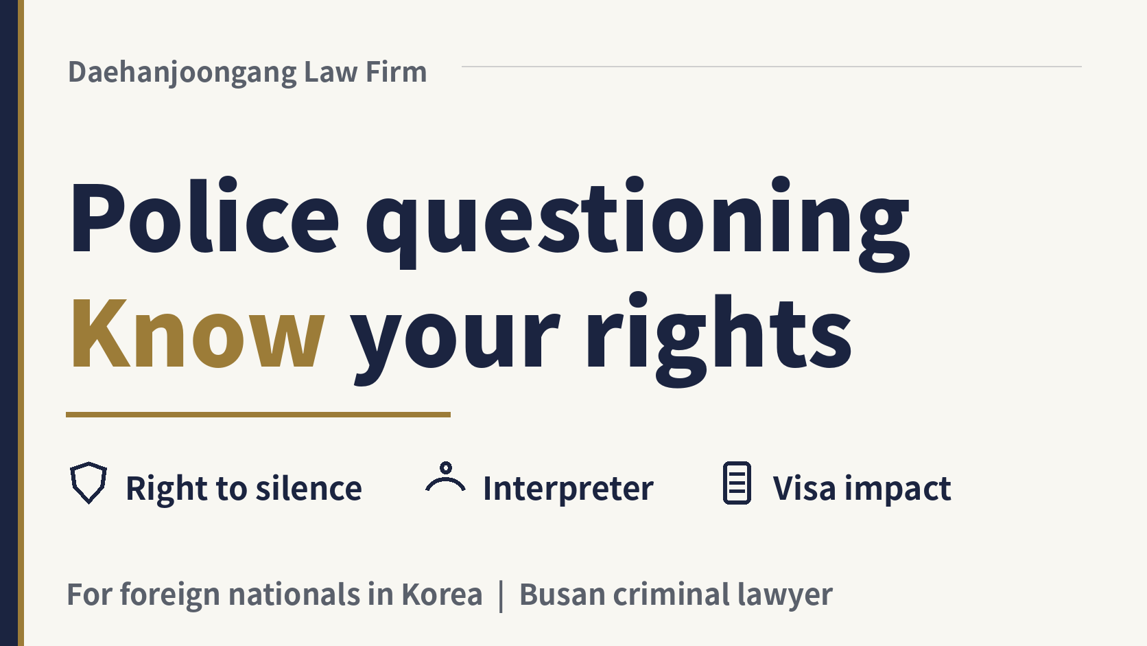 Questioned by Korean Police as a Foreigner, image 1
