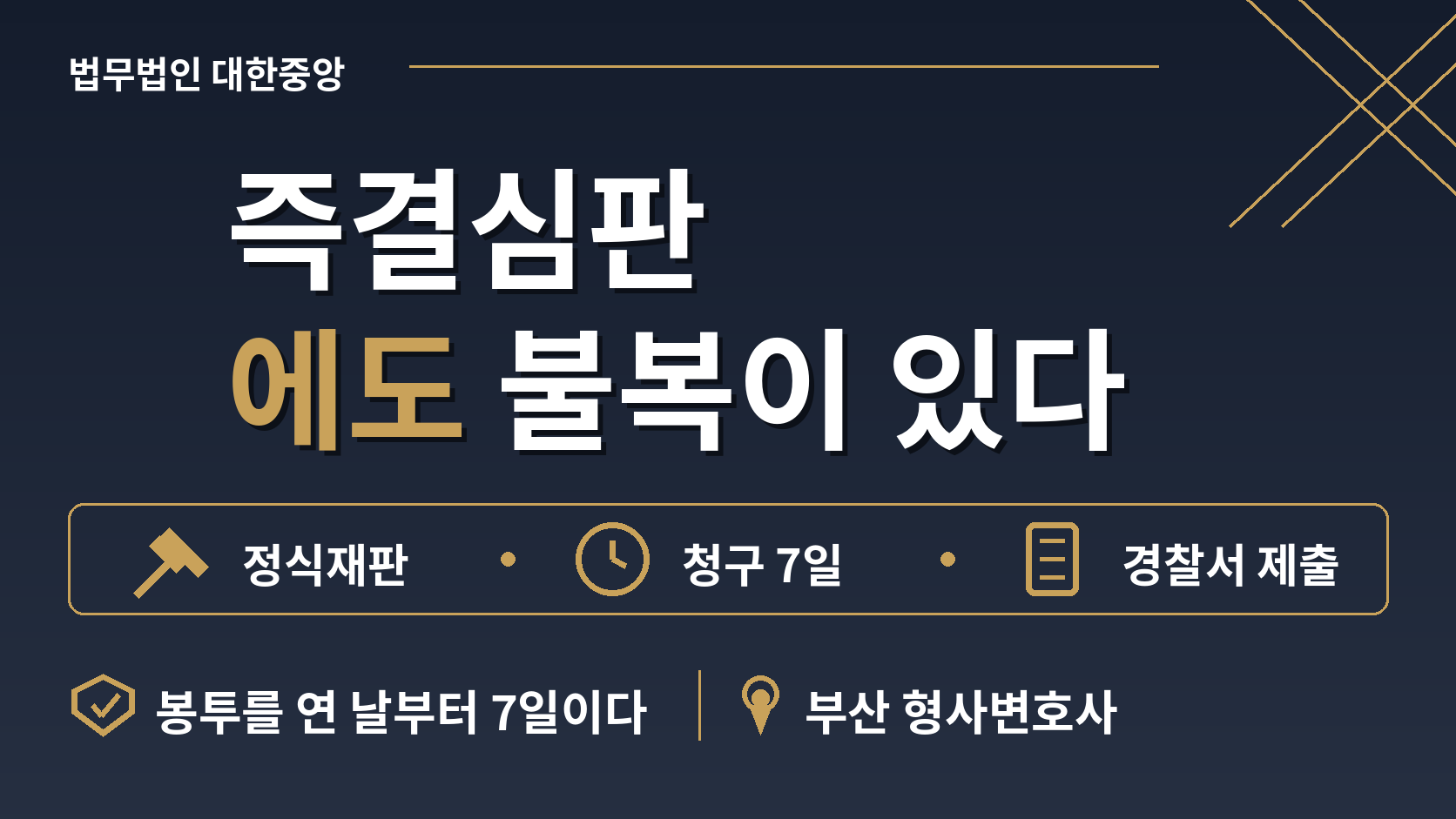 즉결심판을 받았습니다 - 불복하는 방법