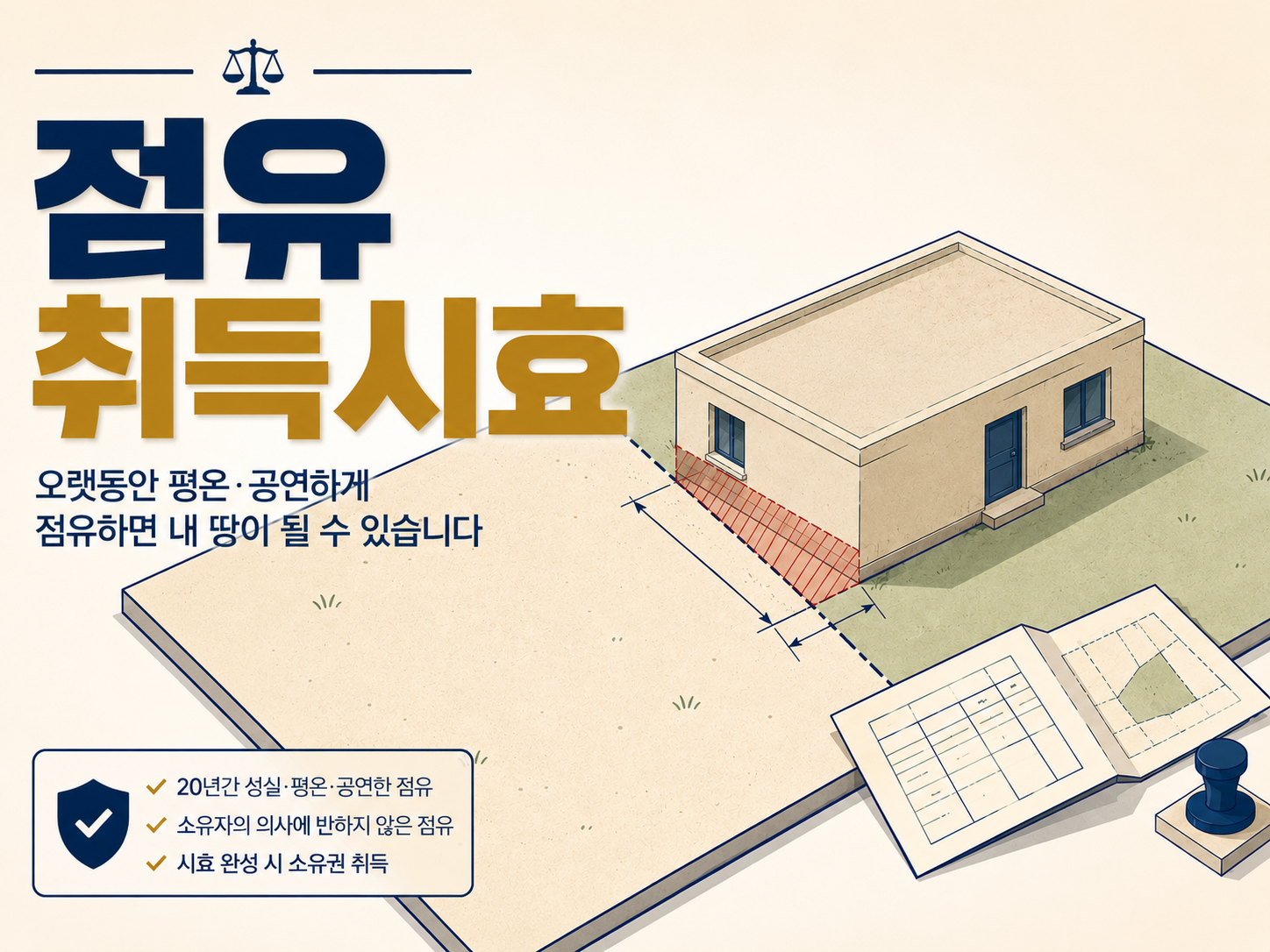 부산 부동산전문변호사 정리 | 남의 땅 침범한 건물, 20년 지나면 내 땅이 될까 — 2026년 대법원 판결로 본 점유취득시효 이미지 1